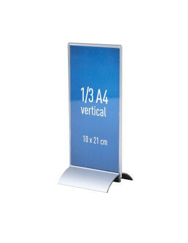 Double-sided PET sign holder with...