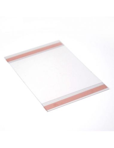 Colorless PVC adhesive pouch