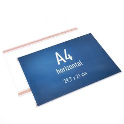 Colorless PVC adhesive pouch