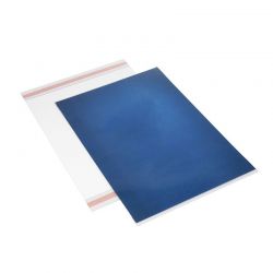 Adhesive document sleeve made from anti-glare PVC