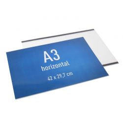 Magnetic document sleeve made from anti-glare PVC