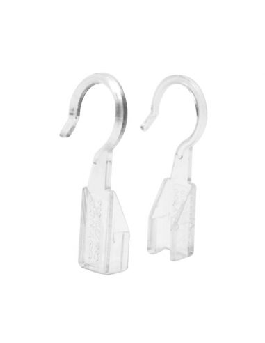 Lateral hanging hooks for tubing 2 cm