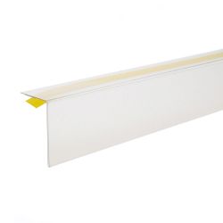 Adhesive label holder strip with backfold for shelving