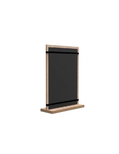 Wooden easel with elastic and slate