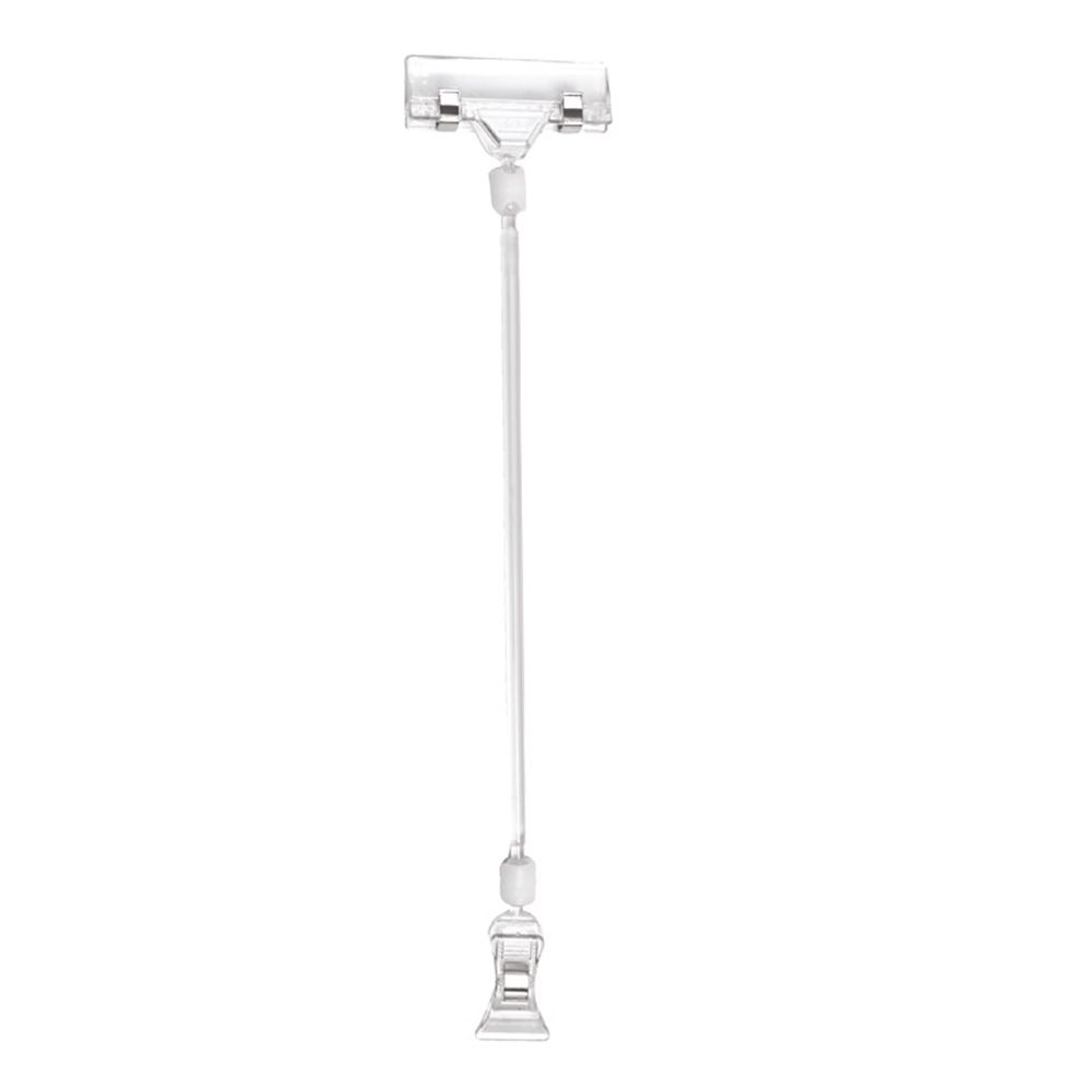 Maxi pince porte-étiquette réhaussée de 20 cm