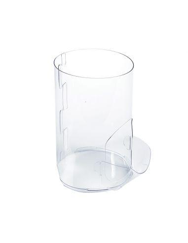 Boite distributrice cylindrique transparente de comptoir