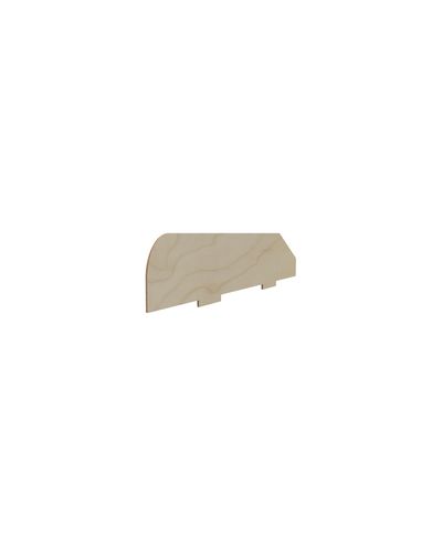 Removable wooden separator