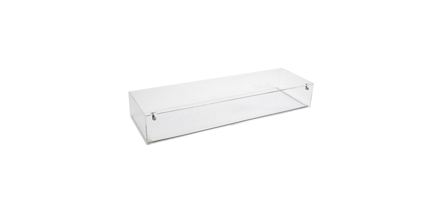 Vitrine Acrylique Pour Lego 42128 Remorque Lourde Modèles Transparents Anti-Poussière Objets De Collection Vitrine (Pas De Modèle) 3mm,65x25x30cm